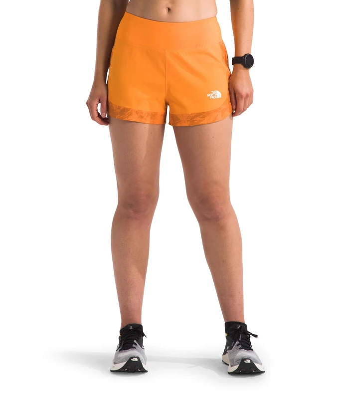 The North Face Women's Sunriser Short 2.5In Shorts, Apricot Glaze Mountain, L - Image 1