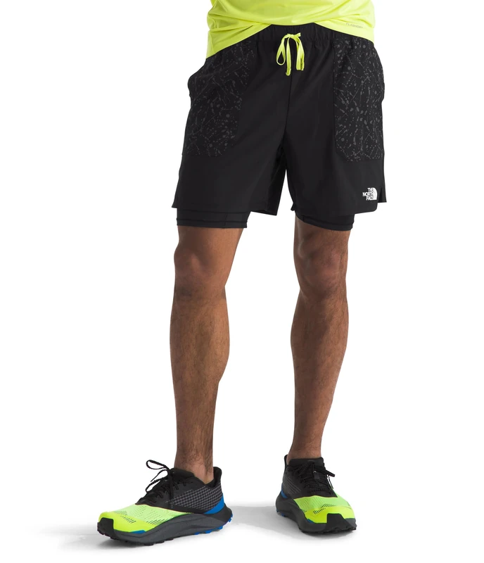 The North Face Men's Sunriser 2In1 6In Shorts, TNF Black/TNF Black Tra, S