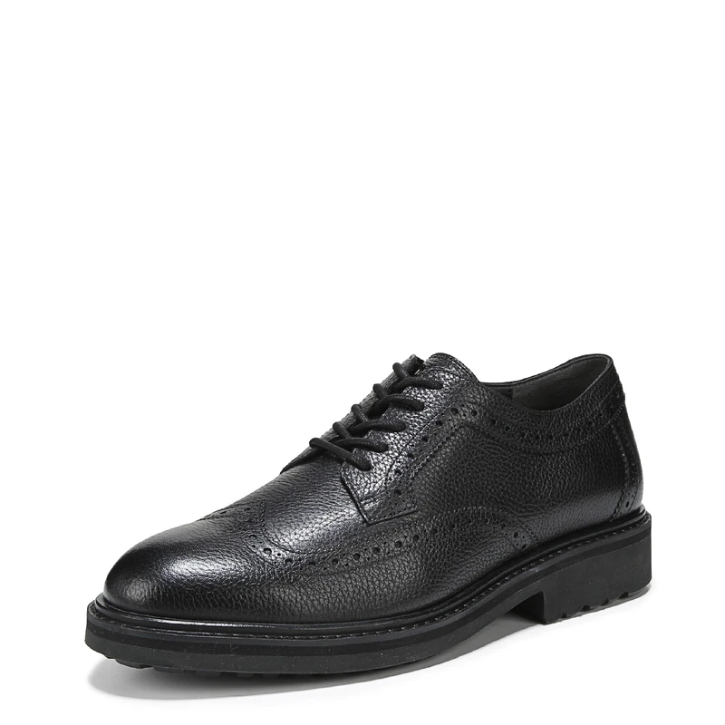 Vionic Men's Lombard Oxford, Black Leather, 7 UK