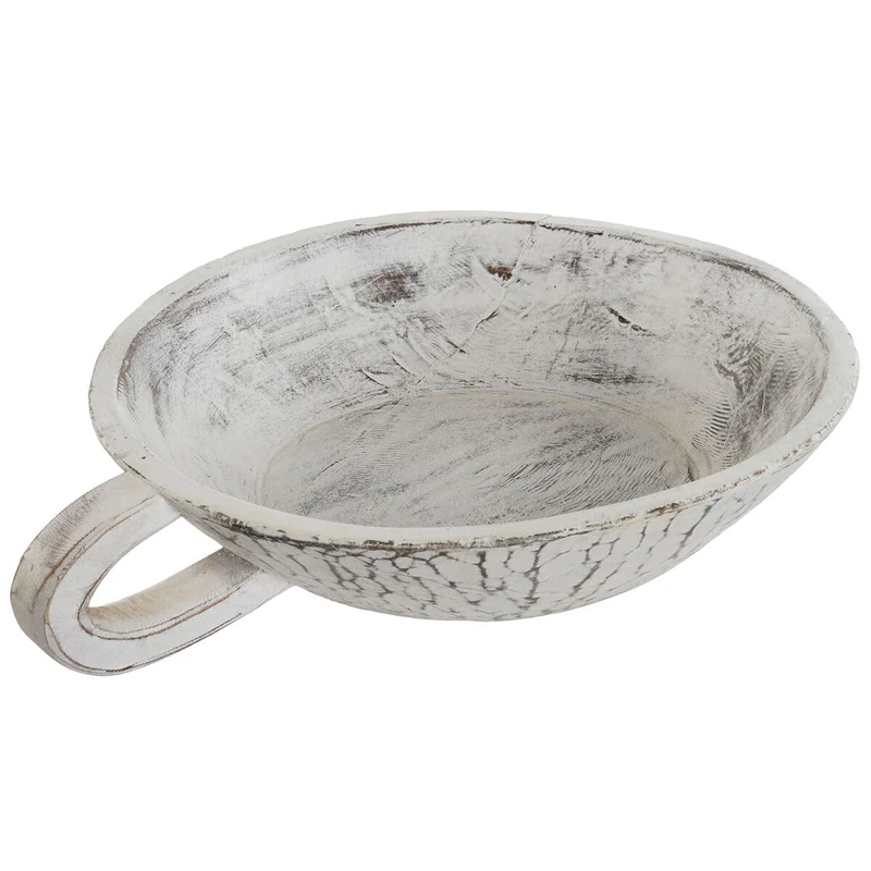 Home ESPRIT Table Centre, White, 50 x 41 x 10 cm - Image 1