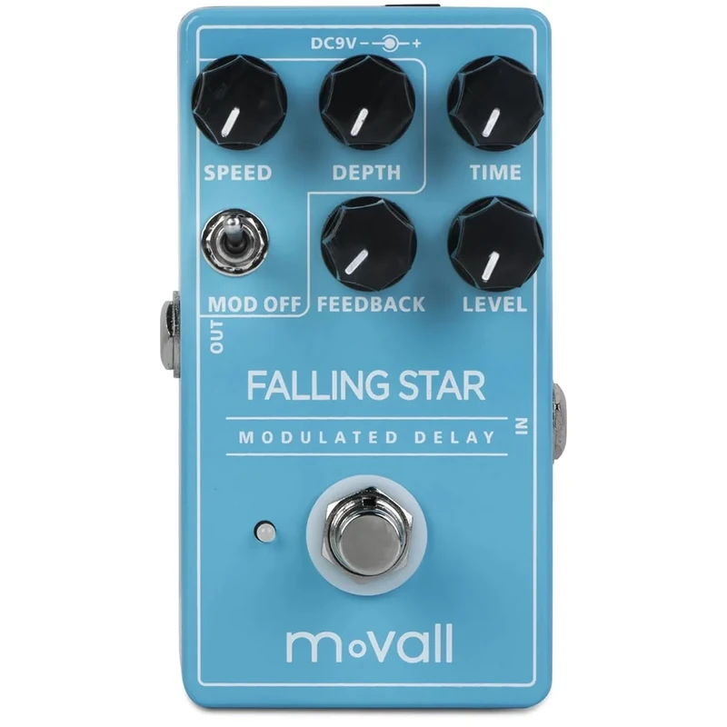Movall MP-104 - Falling Star Modulated Delay, Analog Delay Guitar Pedal