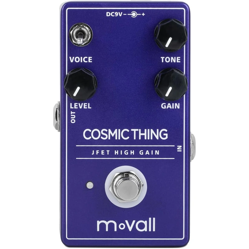 Movall MP-101 - Cosmic Thing Jfet High Gain, Hi-Gain Overdrive Guitar Pedal suitable for Rock/Metal