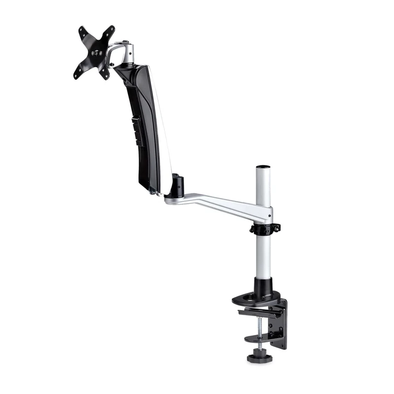 StarTech.com Desk Mount Monitor Arm For 27in 16:9 or 30in 21:9 Ultrawide Screens, VESA 75x75/100x100, Mechanical Spring Arm, TAA