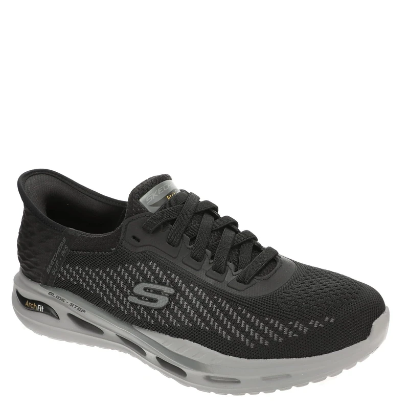 Skechers USA Men's Men's Arch Fit Orvan-Drex Sneaker, Black, 9 UK