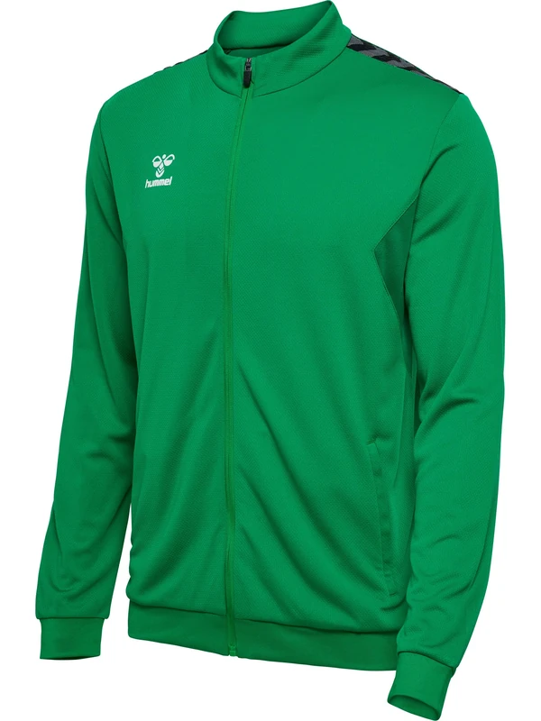 hummel Hmlauthentic Multisport Men's Zip Jacket, Breathable, Quick-Drying, Size