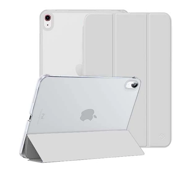 KKTECH iPad Case for 10th & 11th Generation (10.9”) – Slim Magnetic Stand Cover, Auto Sleep/Wake Hard Back Shell for Models A2757 A2777 A2696, Lightweight & Durable