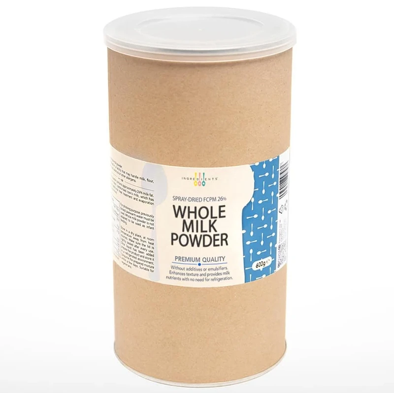 IB Premium Whole Milk Powder 600g | 100% Pure, No Additives or Emulsifiers, Bovaer-Free | Full Cream Fat (26%) Powdered Dried Milk | UK Product