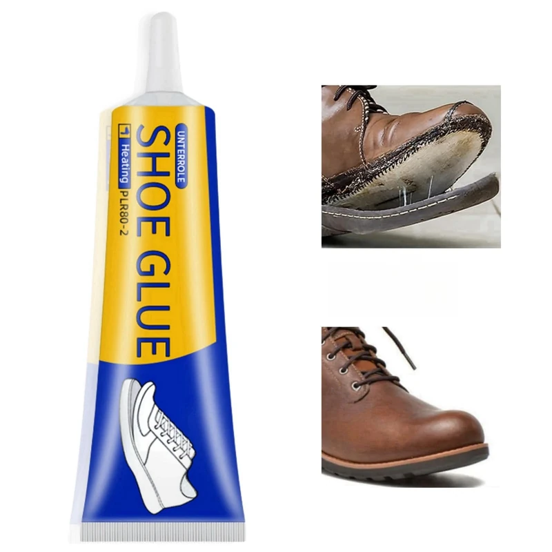 Oumun Waterproof Shoe Glue - Non-Hardening Adhesive for Leather/Rubber