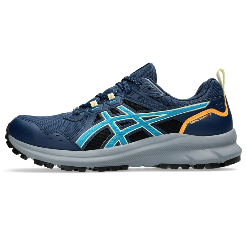 ASICS 1011B700-402 Trail Scout 3 Men Night Sky/Teal Blue UK 8