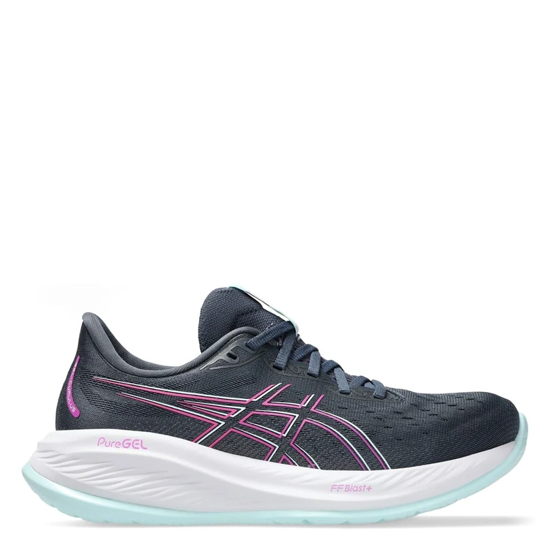 ASICS 1012B599-021 Gel-Cumulus 26 Women Tarmac/Bold Magenta UK 6 - Image 1