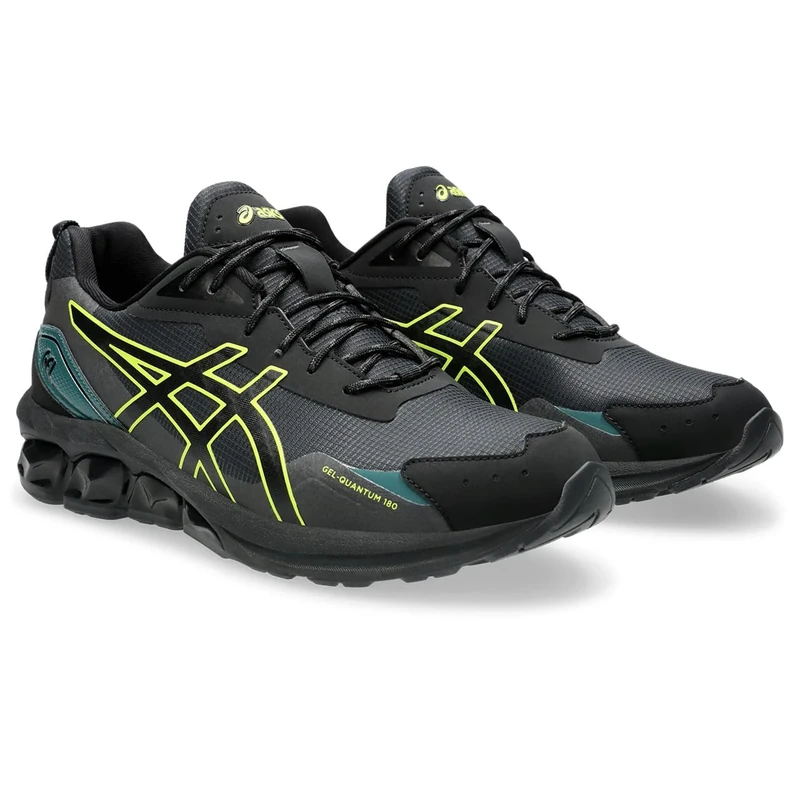 Asics 1201A993-004 Gel-Quantum 180 LS Men Black/NEON Lime UK 6