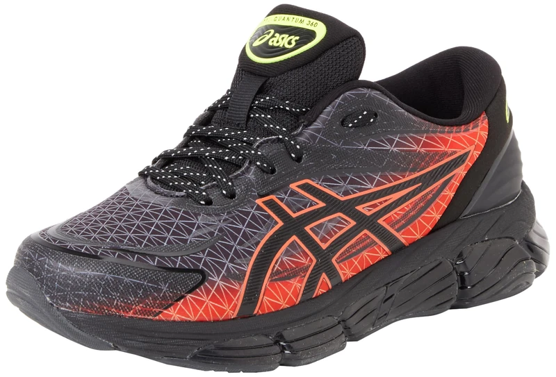 ASICS 1203A442-001 Gel-Quantum 360 VIII Men Black/Fiery RED UK 9