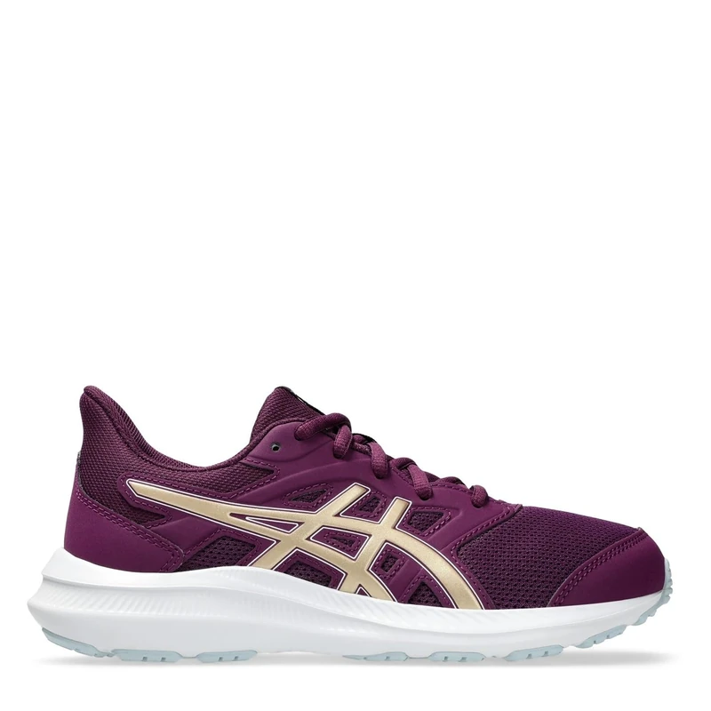 ASICS Boys Jolt 4 Gs Sneaker, Deep Mauve Champagne, 3 UK