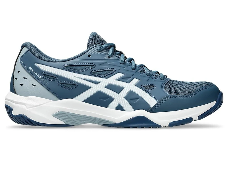 Asics Men's Gel-Rocket 11 Sneaker, Vintage Indigo White, 6.5 UK - Image 1