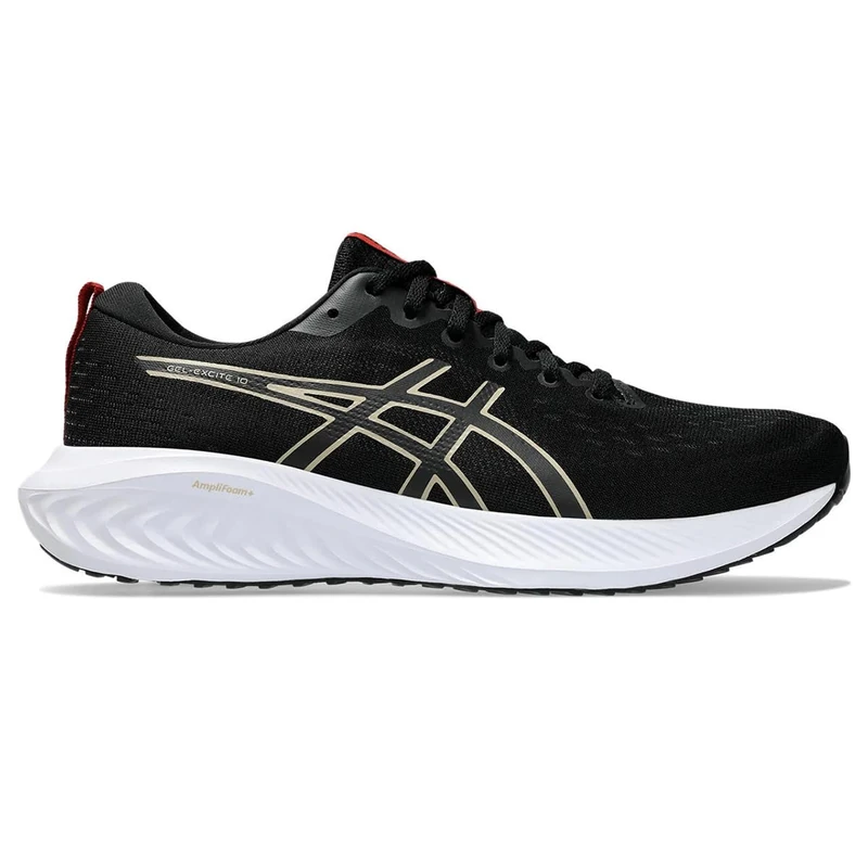 ASICS 1011B600-010 Gel-Excite 10 Men Black/Feather Grey UK 12