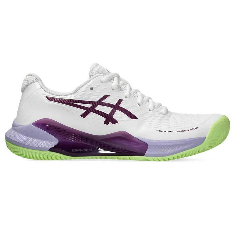 Asics 1042A232-101 Gel-Challenger 14 Padel Women White/DEEP Mauve UK 6.5