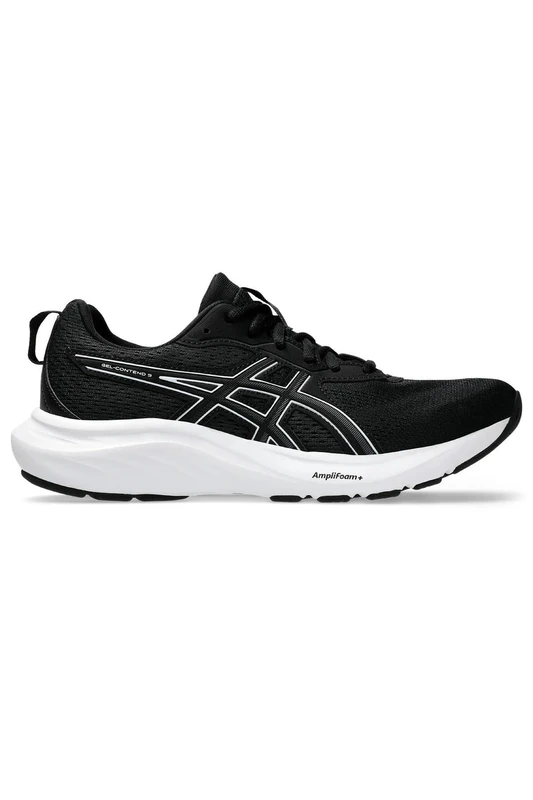 ASICS Womens Gel-Contend 9 Sneaker, Black White, 4 UK