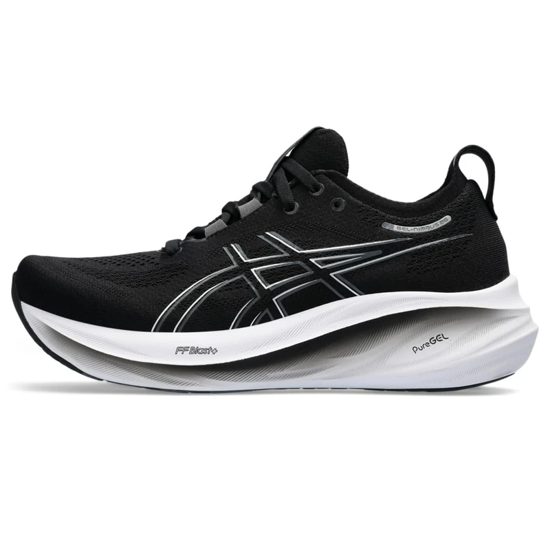 ASICS 1012B601-001 Gel-Nimbus 26 Women Black/Graphite Grey UK 9