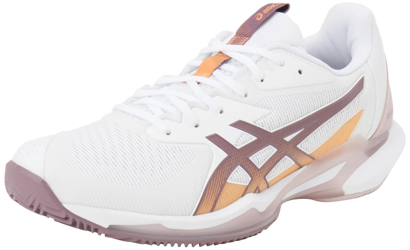 Asics Women's Solution Speed FF 3 Clay Sneaker, White Dusty Mauve, 9.5 UK