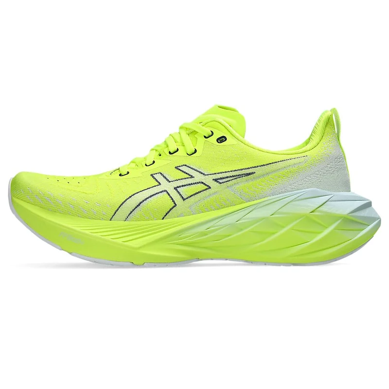 Asics 1011B693-750 NOVABLAST 4 Men Safety Yellow/Cool Grey UK 9