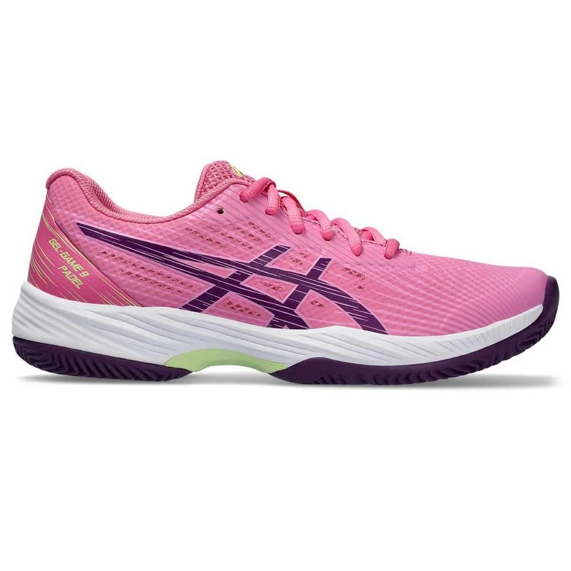 ASICS 1042A210-700 Gel-Game 9 Padel Women Dragon Fruit/DEEP Mauve UK 8 - Image 1