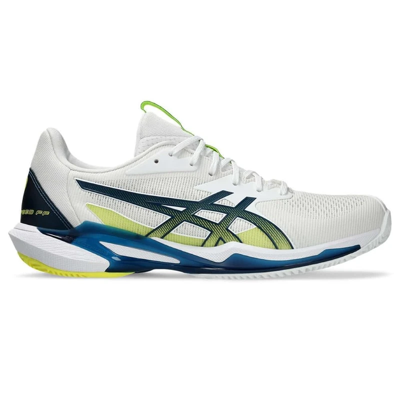 ASICS 1041A437-102 Solution Speed FF 3 Clay Men White/MAKO Blue UK 10.5
