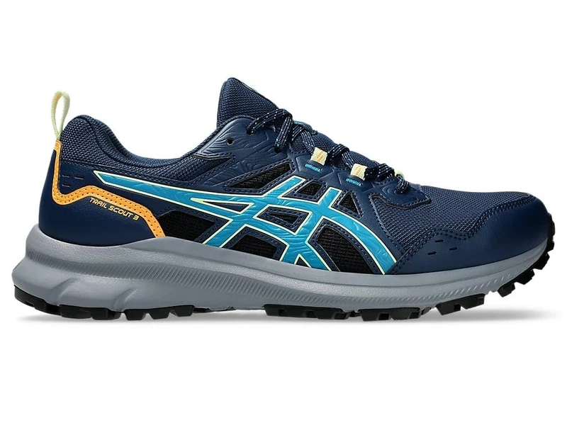 ASICS 1011B700-402 Trail Scout 3 Men Night Sky/Teal Blue UK 10.5