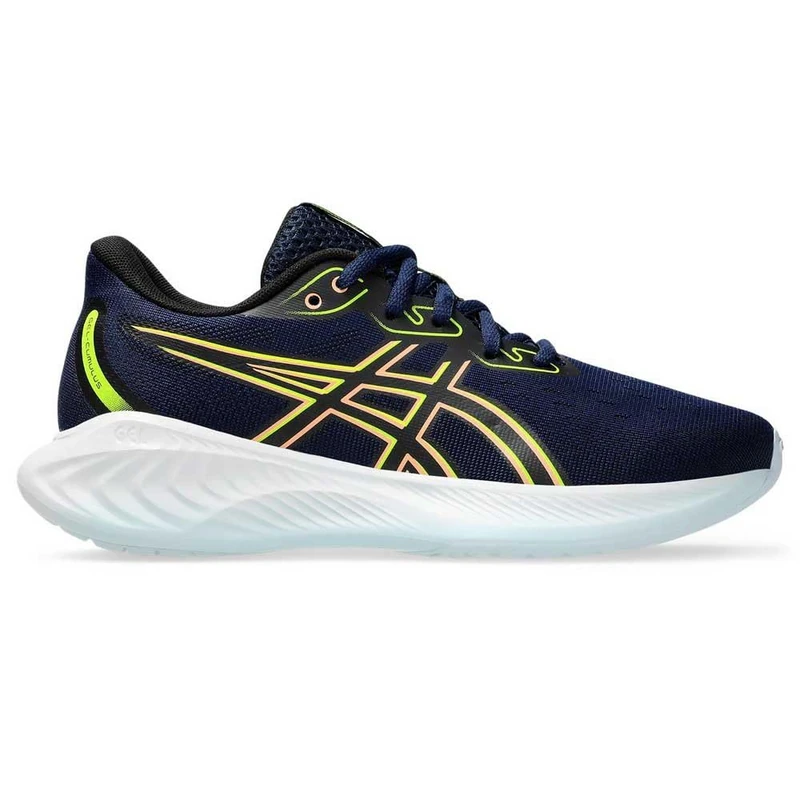 ASICS 1014A349-400 Gel-Cumulus 26 GS Men Blue Expanse/Bright Sunstone UK 4