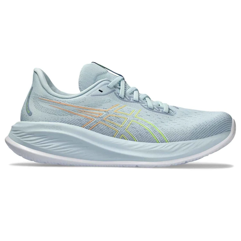 ASICS 1011B792-021 Gel-Cumulus 26 Men Cool Grey/Safety Yellow UK 6.5