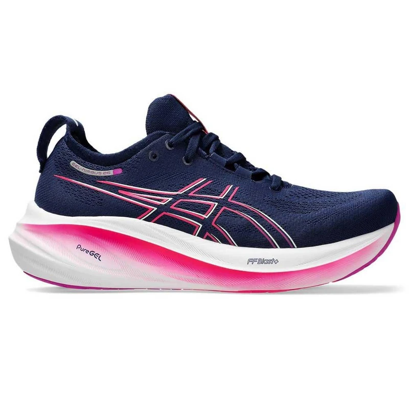 ASICS 1012B601-403 Gel-Nimbus 26 Women Blue Expanse/Bold Magenta UK 4