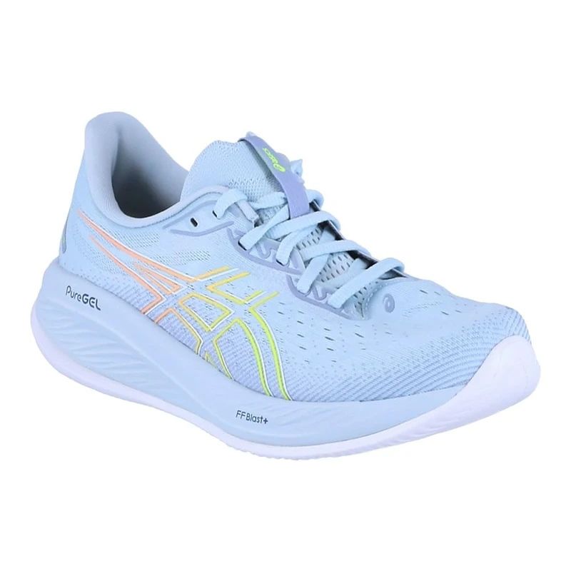 Asics 1011B792-021 Gel-Cumulus 26 Men Cool Grey/Safety Yellow UK 9.5