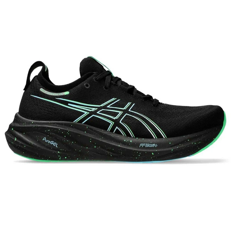 ASICS 1011B794-004 Gel-Nimbus 26 Men Black/Soothing SEA UK 11.5