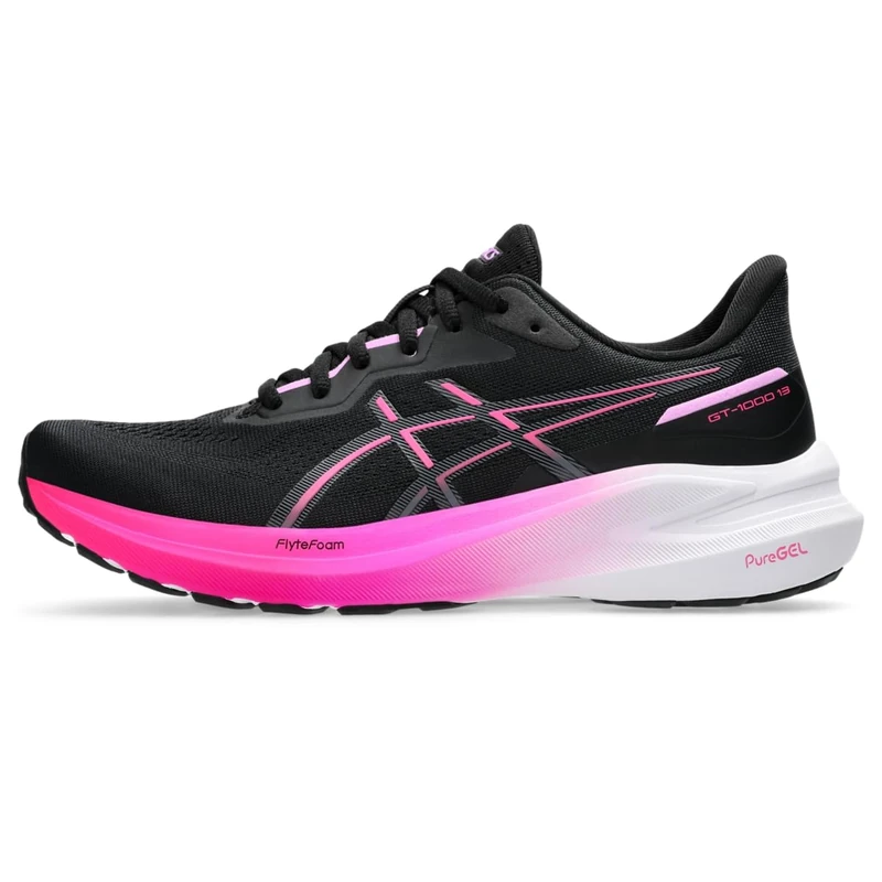 ASICS 1012B663-005 GT-1000 13 Women Black/Pink GLO UK 4.5