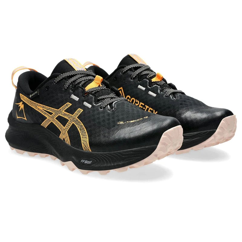 Asics 1012B607-003 Gel-Trabuco 12 GTX Women Black/Stadium Orange UK 8.5