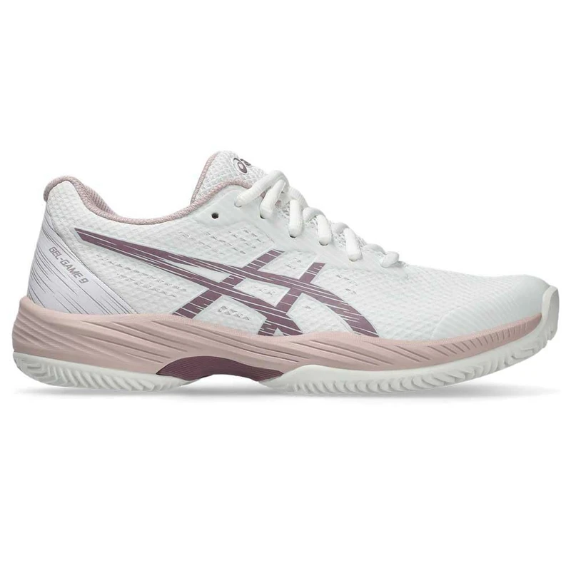 ASICS 1042A217-106 Gel-Game 9 Clay/OC Women White/Dusty Mauve UK 7 - Image 1