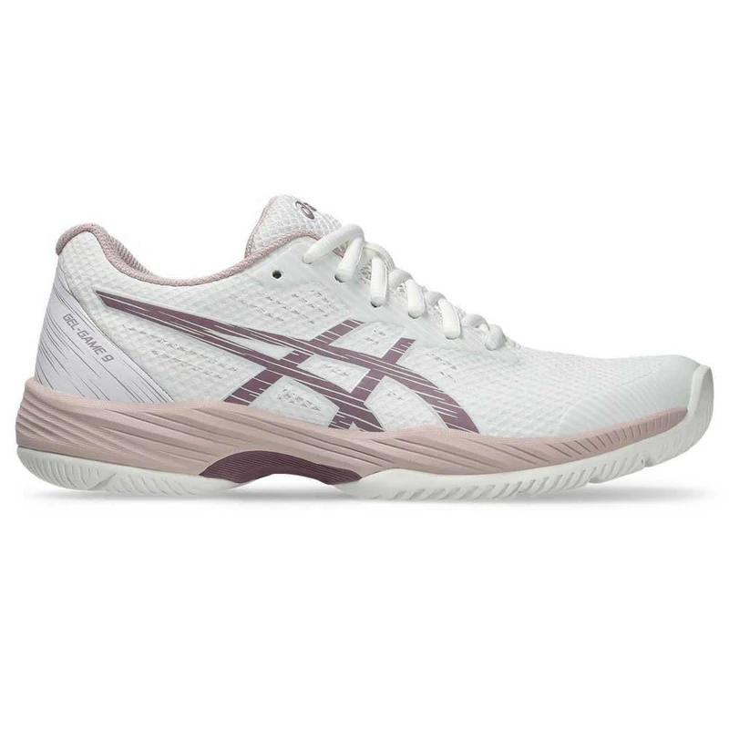Asics 1042A211-106 Gel-Game 9 Women White/Dusty Mauve UK 8.5 - Image 1
