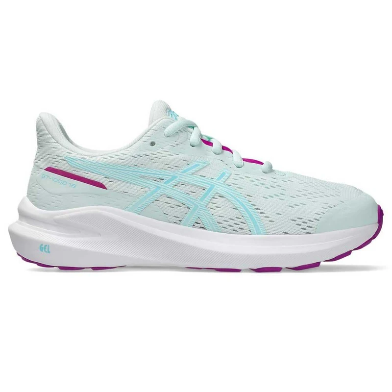 ASICS GT-1000 13 GS Sneaker, Soothing SEA/Bright Cyan, 2.5 UK