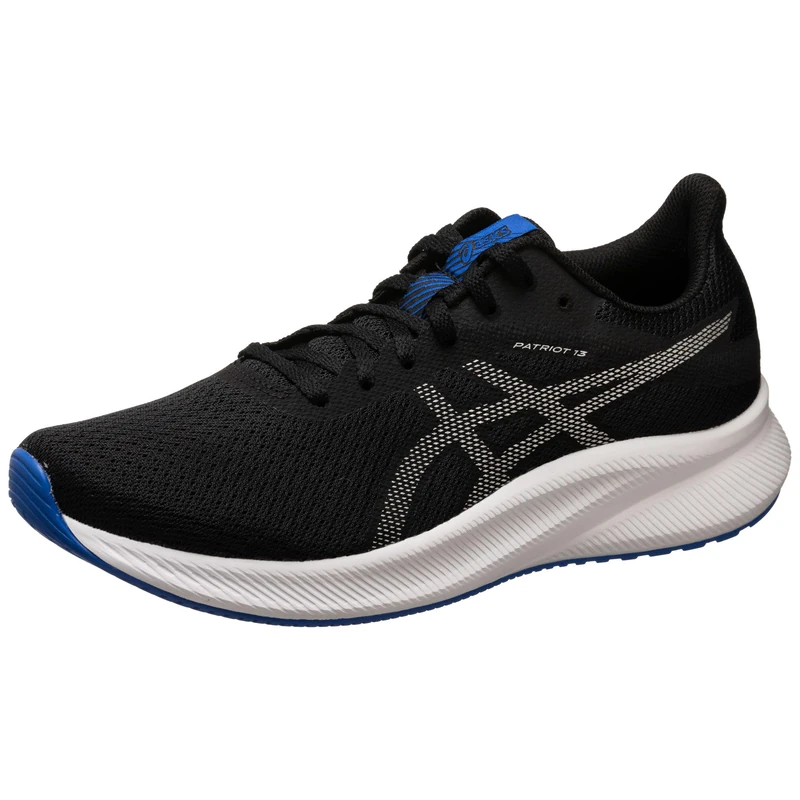 ASICS 1011B485-010 Patriot 13 Men Black/Digital Aqua UK 10 - Image 1