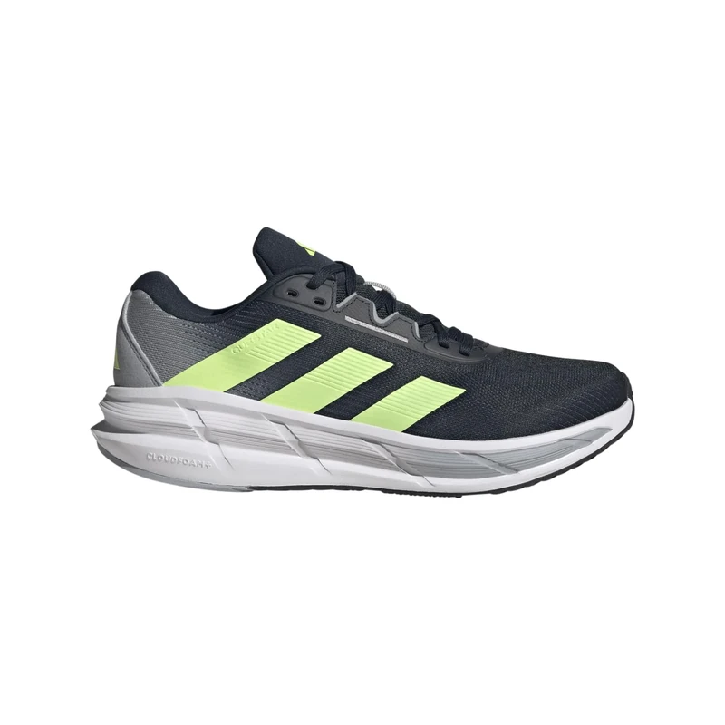 adidas Men's Questar 3 Running Shoes, Aurora Ink/hi-res Yellow/Halo Silver, 5 UK