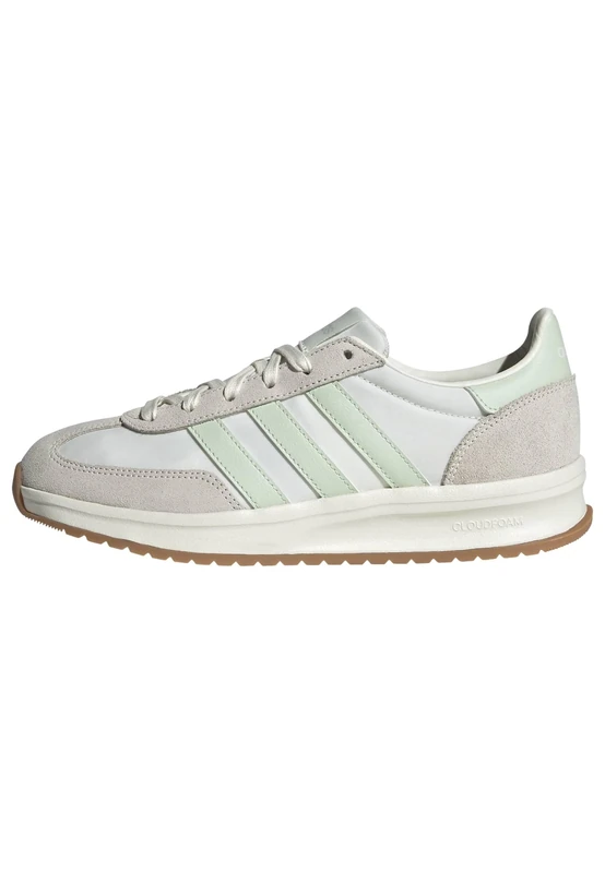 adidas Women's Run 70S 2.0 Shoes, Off White/Linen Green/Gum, 4.5 UK