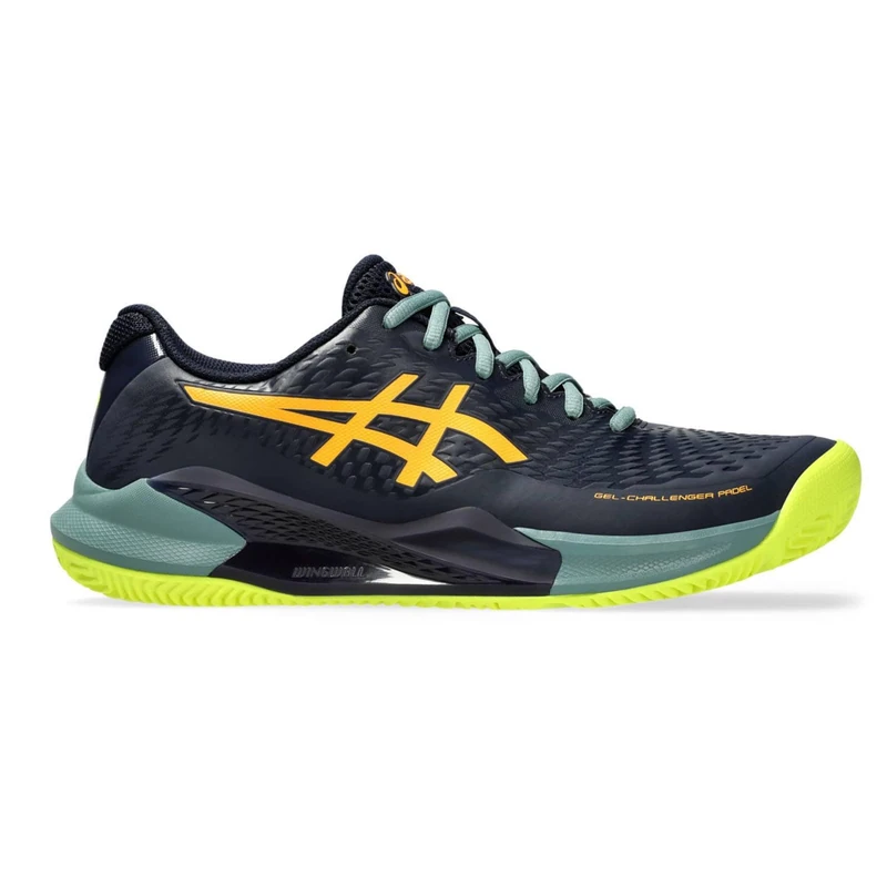 Asics 1041A404-403 Gel-Challenger 14 Padel Men Midnight/Stadium Orange UK 10