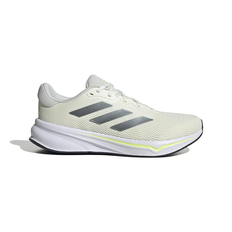 adidas Men's Response Runner Shoes, Ivory/Grey/hi-res Yellow, 6 UK