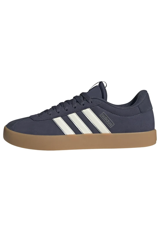 adidas Men's VL Court 3.0 Shoes, Shadow Navy/Off White/Legend Ink, 4 UK