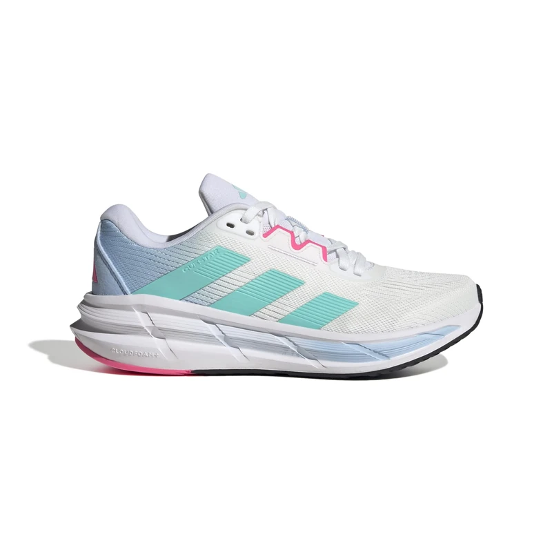 adidas Women's Questar 3 Running Shoes, FTWR White/Flash Aqua/Lucid Pink, 9.5 UK