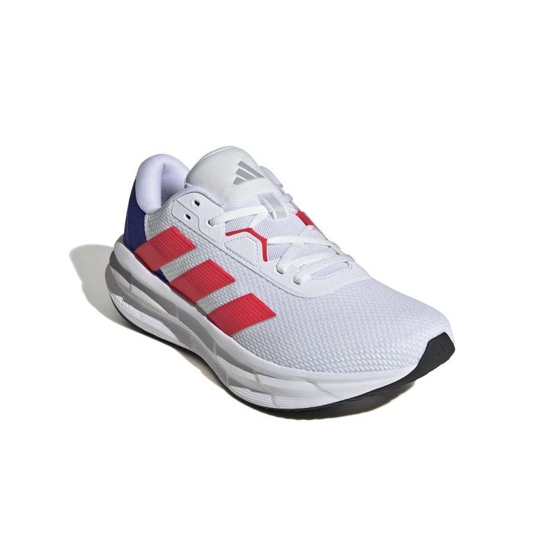 adidas Men's Galaxy 7 Running Shoes, FTWR White/Lucid red/Lucid Blue, 9.5 UK
