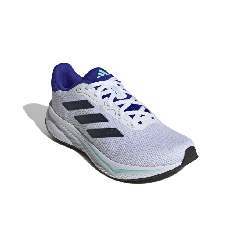 adidas Men's Response Runner Shoes, FTWR White/Aurora Ink/Flash Aqua, 11 UK