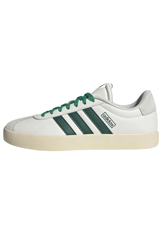adidas Men's VL Court 3.0 Shoes, core White/Collegiate Green/Court Green, 11.5 UK