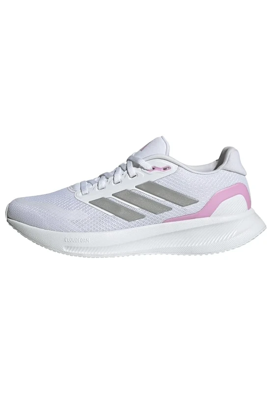 adidas Women's Runfalcon 5 Running Shoes, Cloud White/Grey Strata/Core Black, 4 UK