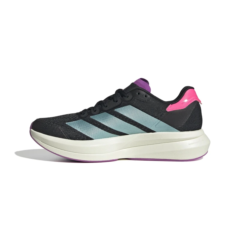 adidas Women's Duramo Speed 2 Running Shoes, core Black/Flash Aqua/Lucid Pink, 10 UK
