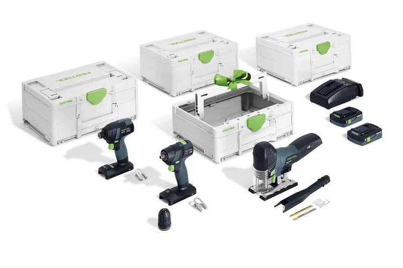 Festool Installation Cordless Combo Set TID 18/TXS 18/PSC 420/TB M 137